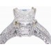 3.40 CT Women's Princess Cut Diamond Engagement Ring